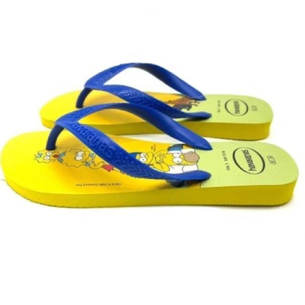 Havaianas Simpsons TV Family Pop Art Abstract Cartoon Beach Flip Flop Sandals